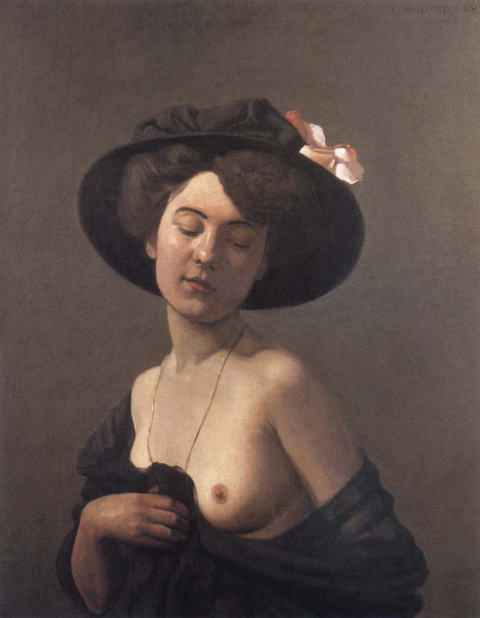 Woman with Black Hat